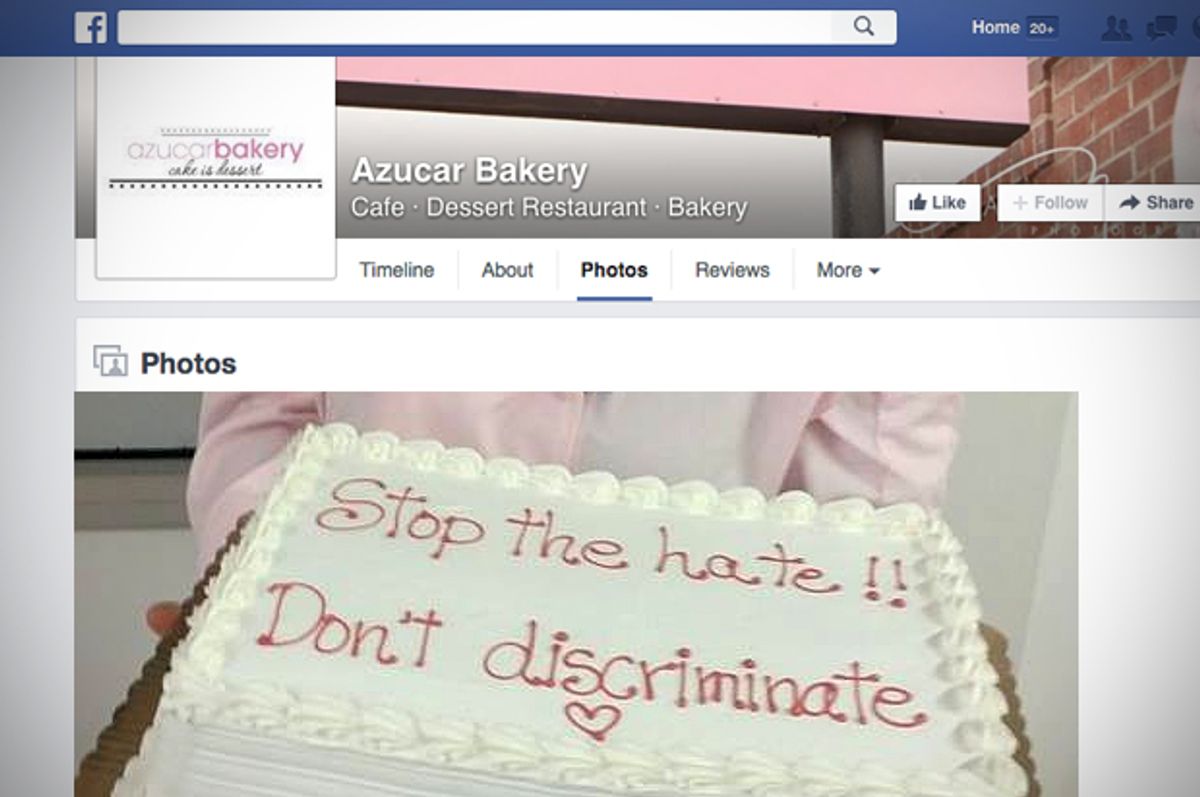   (Facebook/Azucar Bakery/Screen montage by Salon)
