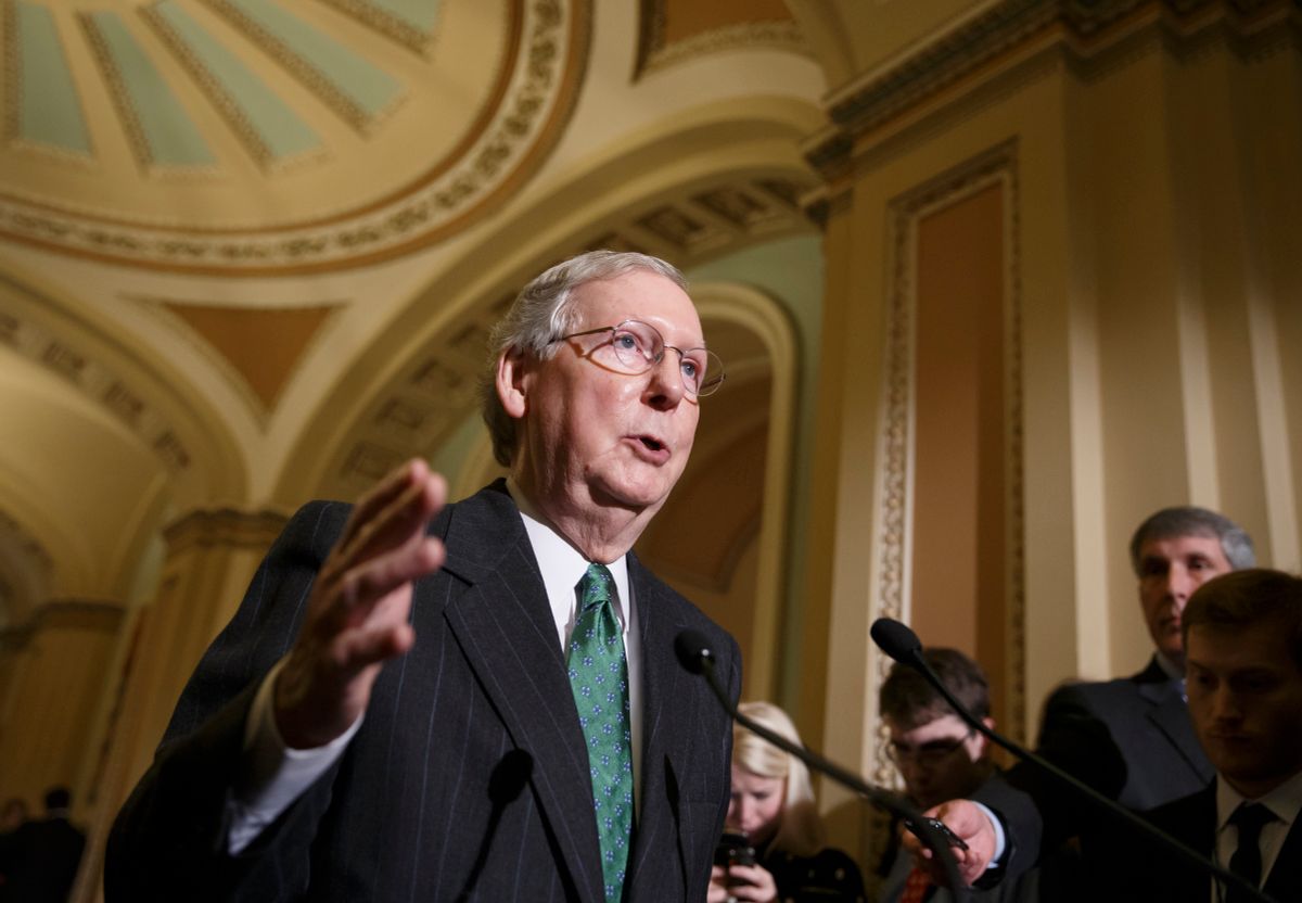 Senate Majority Leader Mitch McConnell, R-Ky. (AP Photo/J. Scott Applewhite, File)   