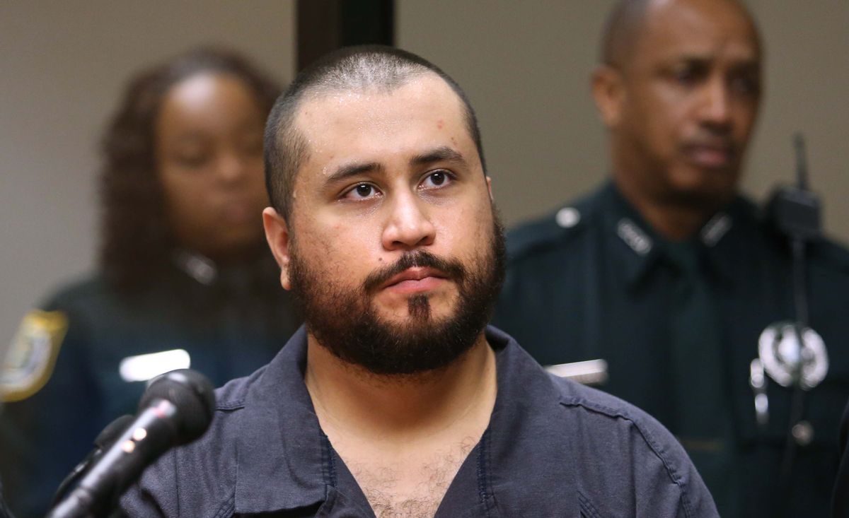 FILE - In this Tuesday, Nov. 19,  2013, file photo, George Zimmerman listens in court, in Sanford, Fla., during his hearing on charges including aggravated assault stemming from a fight with his girlfriend. The Seminole County Sheriff's Office says Zimmerman was arrested in Lake Mary, Friday, Jan. 9, 2015 on an aggravated assault charge, and is being held at the John E. Polk Correctional Facility. (AP Photo/Orlando Sentinel, Joe Burbank, Pool, File)  (AP)