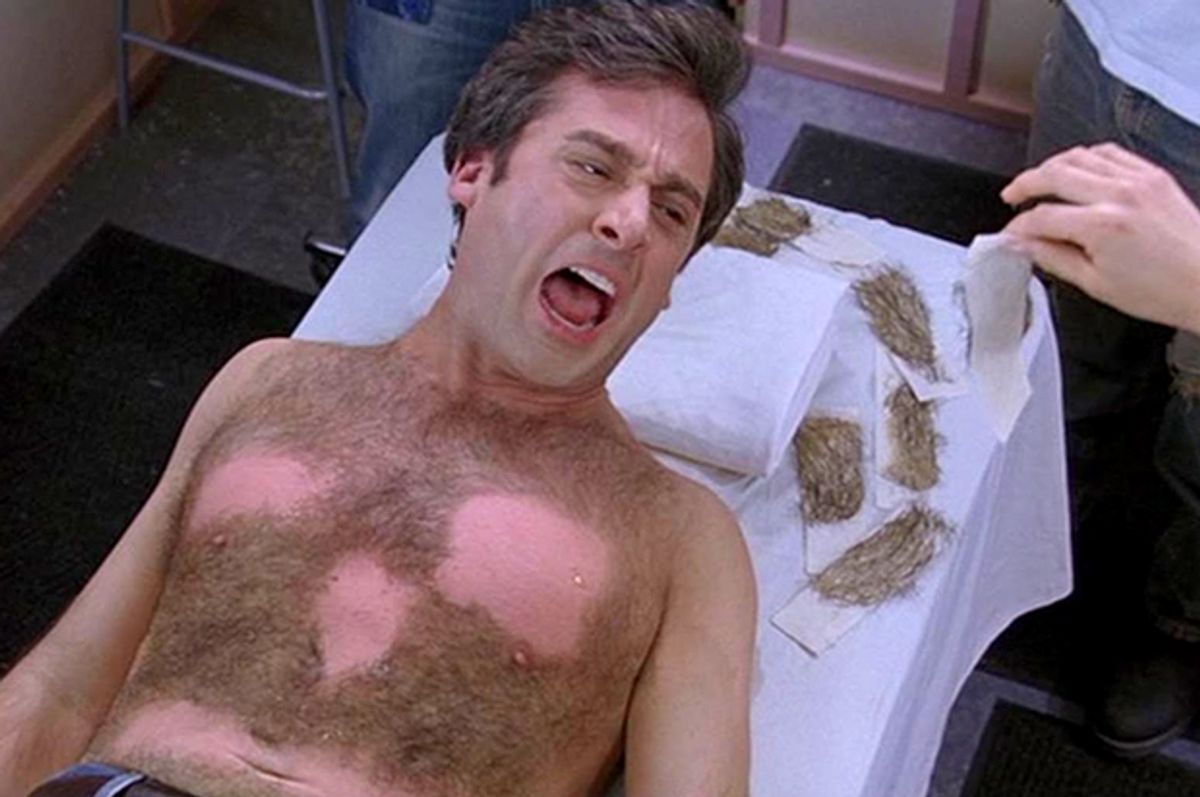 Steve Carell in "The 40-Year-Old Virgin"      