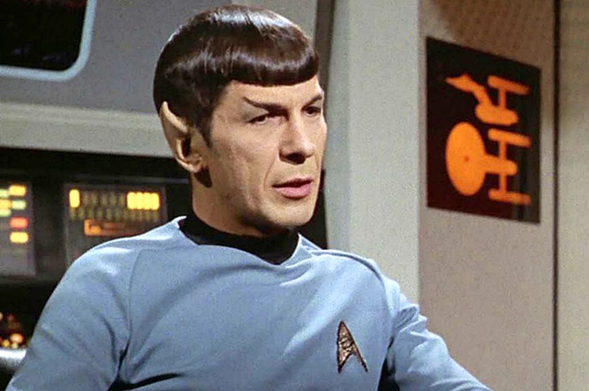 Leonard Nimoy as Spock on "Star Trek"       (CBS)