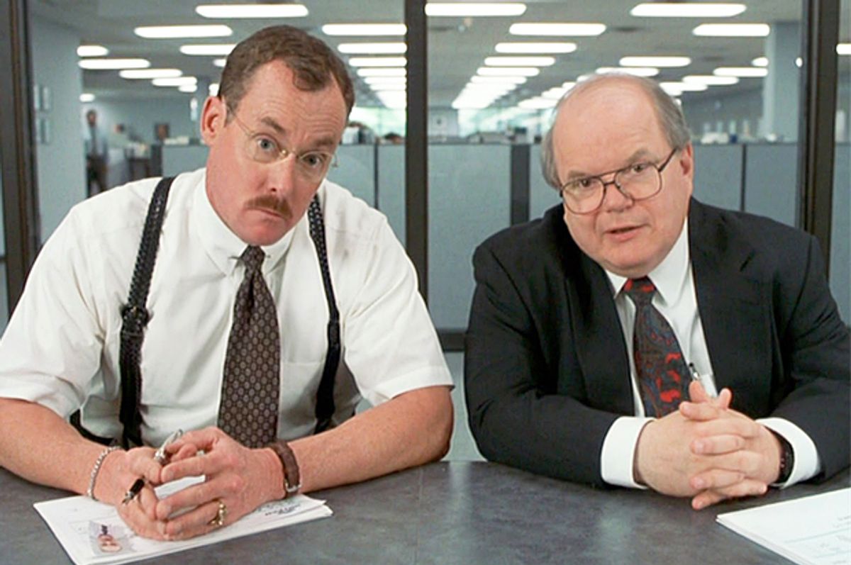John C. McGinley and Paul Willson in "Office Space"    (Twentieth Century Fox)