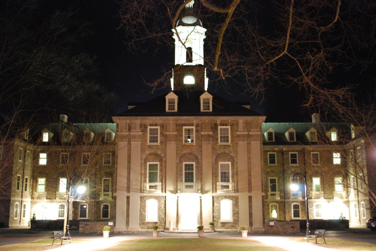 Penn State fraternity suspended after photos of naked 