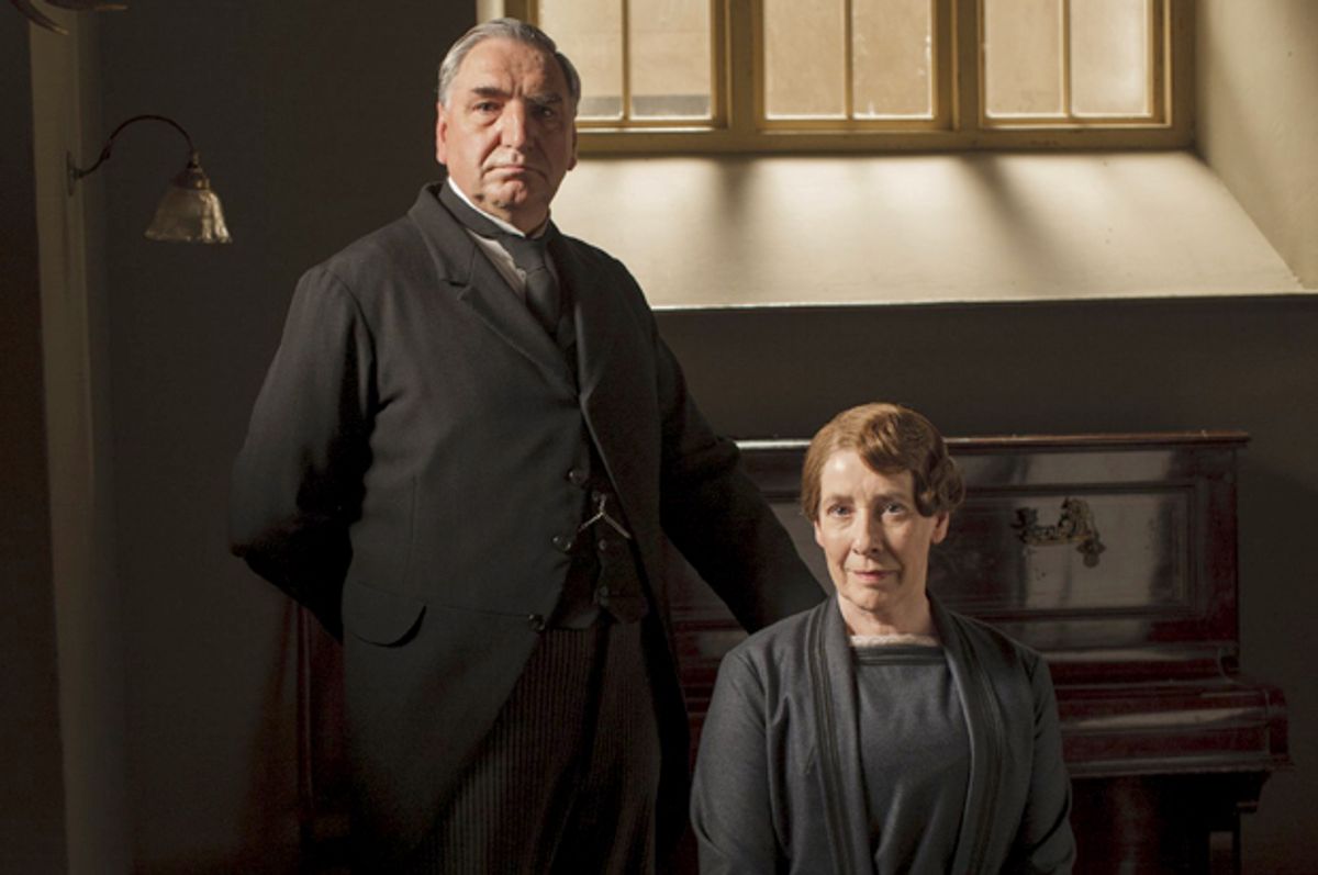 Jim Carter and Phyllis Logan in "Downton Abbey"        (Carnival Films)