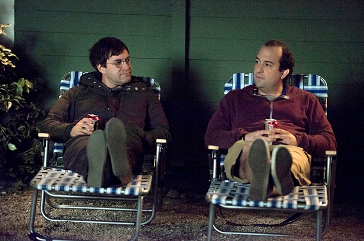 Mark Duplass and Steve Zissis in "Togetherness"        (HBO/Prashant Gupta)