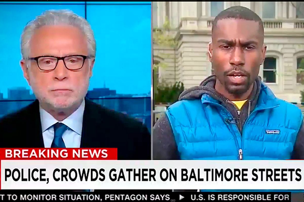 Wolf Blitzer, DeRay McKesson       (CNN)