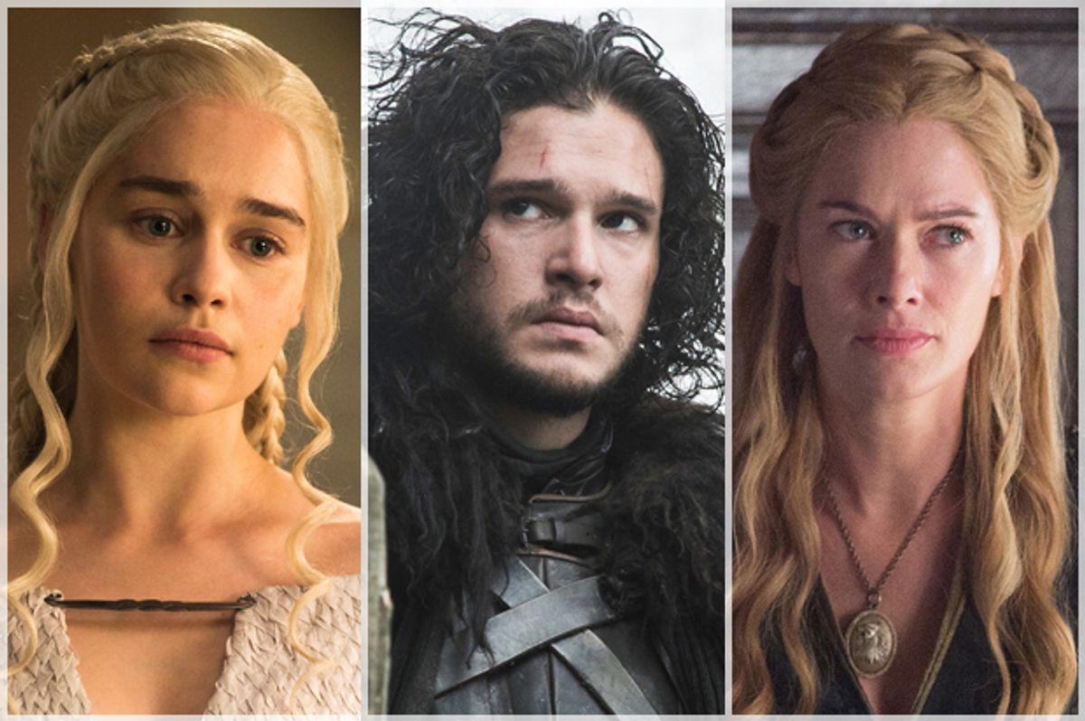 Emilia Clarke, Kit Harington and Lena Headey in "Game of Thrones"      (HBO/Helen Sloan)