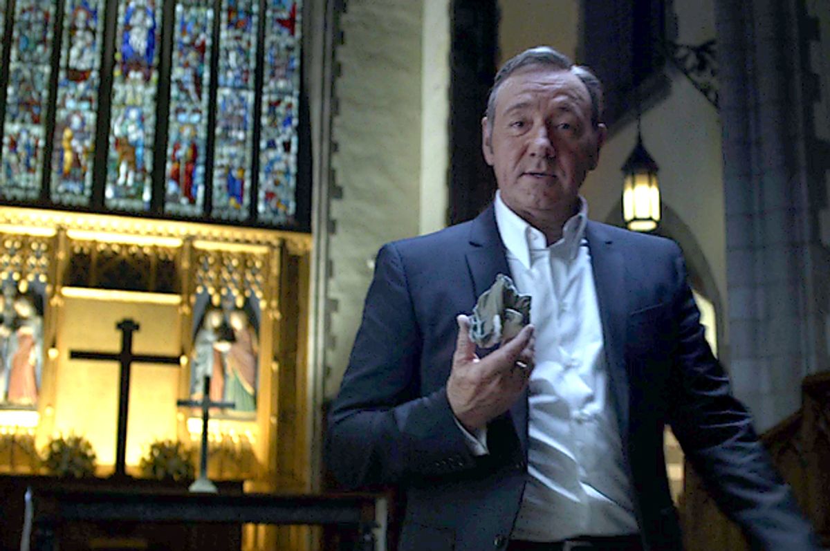 Kevin Spacey as Francis Underwood in "House of Cards"    (Netflix)