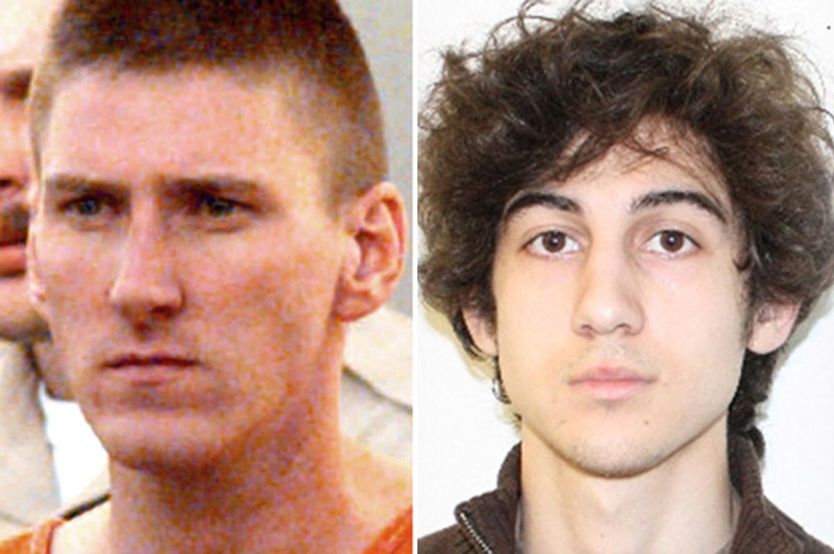Timothy McVeigh, Dzhokhar Tsarnaev      (AP/David Longstreath)
