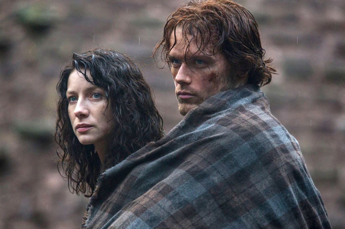 Caitriona Balfe and Sam Heughan in "Outlander"      (Sony Pictures Television Inc.)