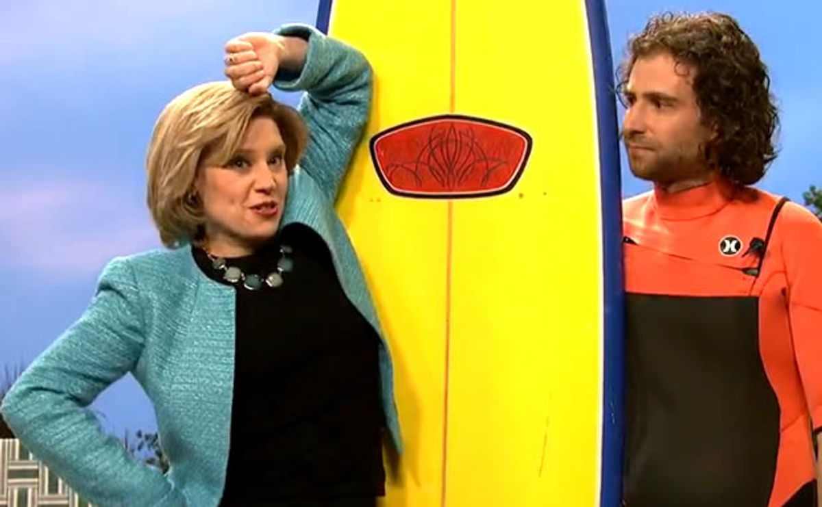  Kate McKinnon as "Hillary Clinton" ("Saturday Night Live")  