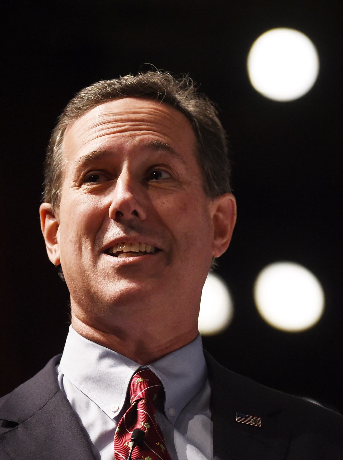 Former Pennsylvania Sen. Rick Santorum speaks at the Freedom Summit, Saturday, May 9, 2015, in Greenville, S.C. (AP Photo/Rainier Ehrhardt) (AP)