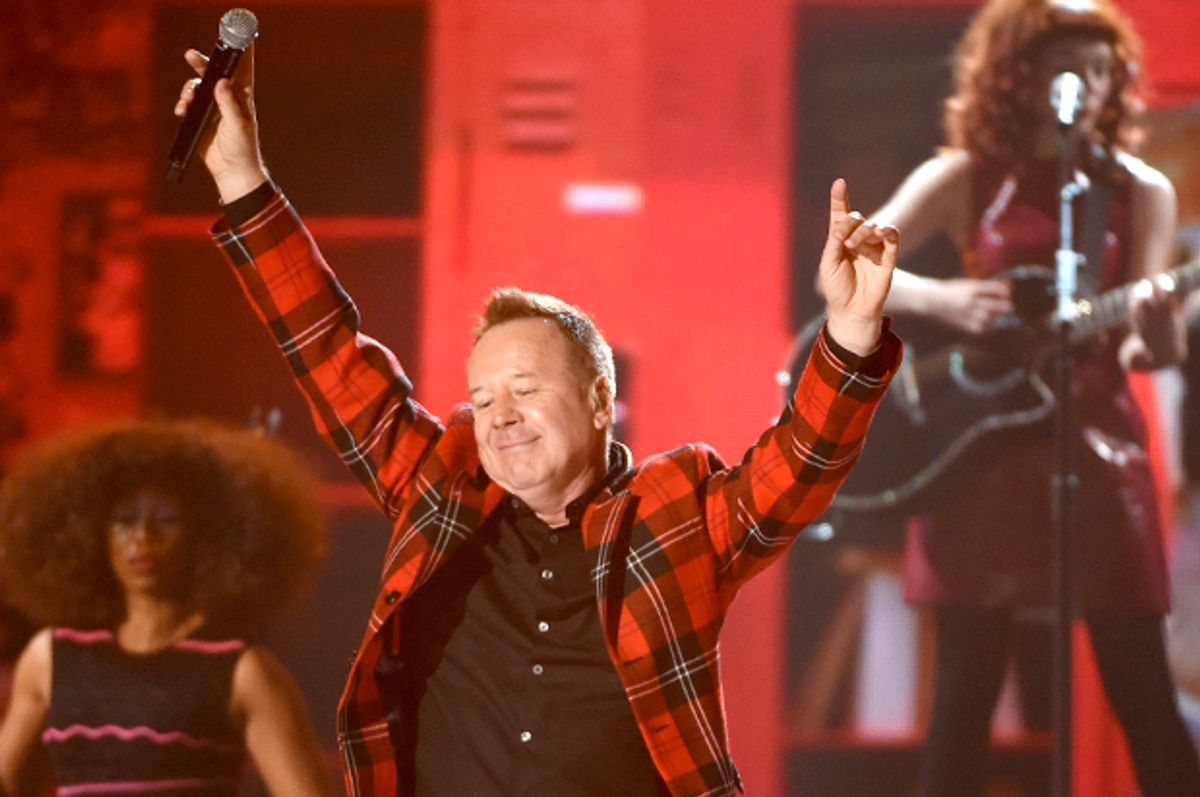 James Kerr of Simple Minds performs at the Billboard Music Awards, May 17, 2015, in Las Vegas.         (AP/Chris Pizzello)