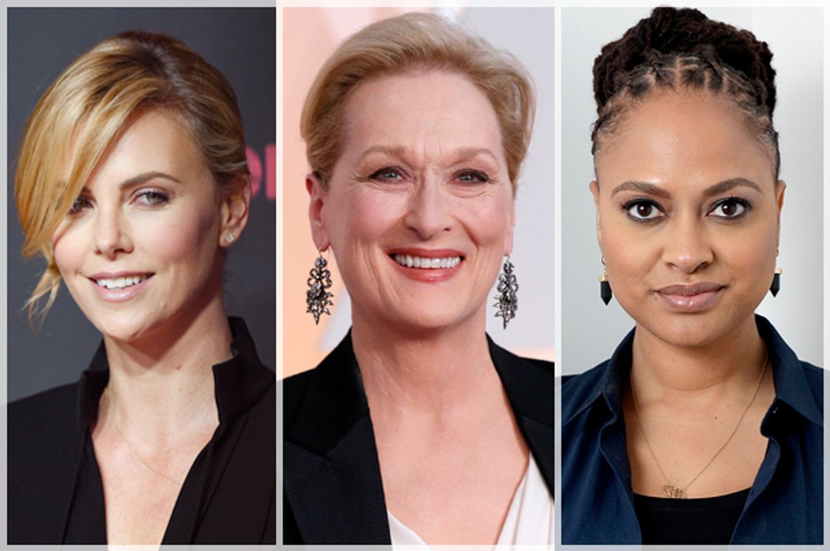 Charlize Theron, Meryl Streep, Ava DuVernay        (AP/Reuters/Chris Pizzello/Mario Anzuoni/Kevork Djansezian)