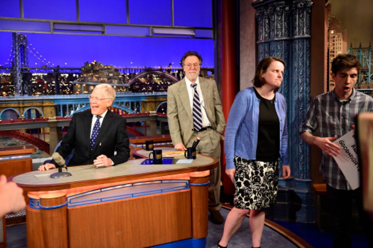 David Letterman hosts his final broadcast of the Late Show with David Letterman  (John Paul Filo/CBS)
