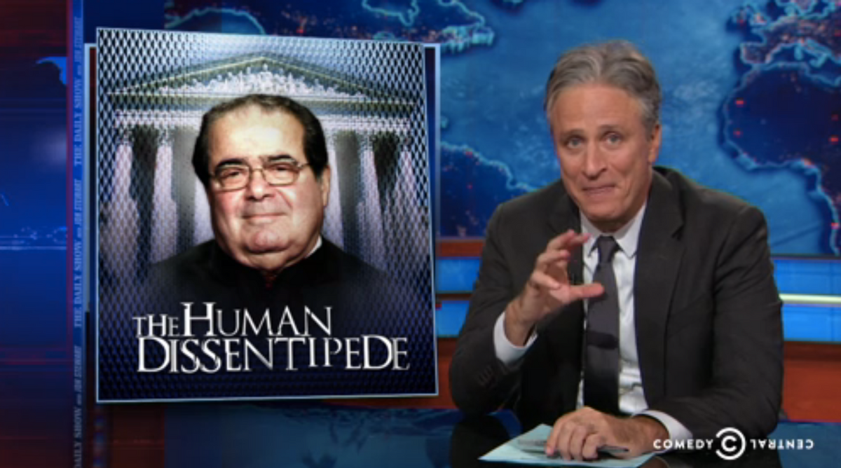  Antonin Scalia, Jon Stewart    (Comedy Central)