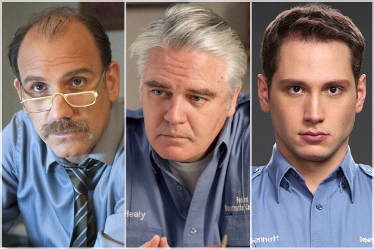 Nick Sandow, Michael Harney and Matt McGorry in "Orange Is the New Black"        (Netflix)