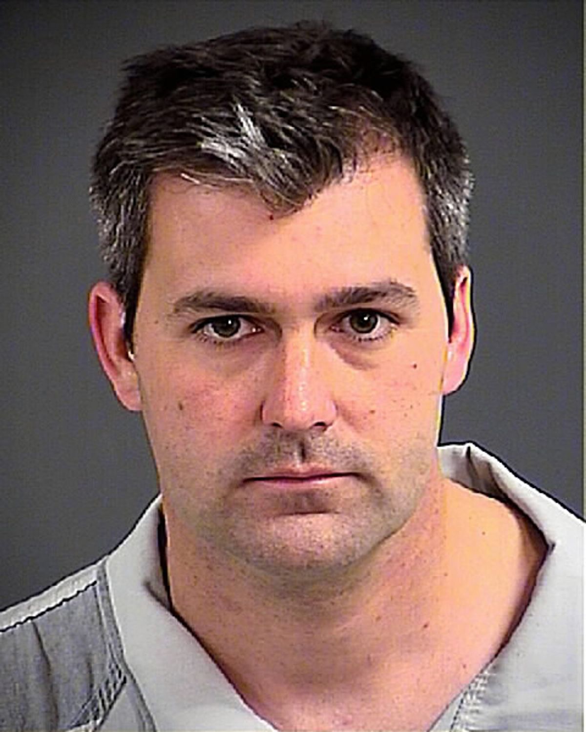 FILE - This April 7, 2015, file photo provided by the Charleston County, S.C., Sheriff's Office shows Patrolman Michael Thomas Slager. A grand jury in Charleston on Monday, June 8, 2015,  affirmed the state of South Carolina's murder charge against Slager, who is accused of shooting an unarmed black man trying to run from a traffic stop. (AP Photo/Charleston County Sheriff's Office, File) (AP)