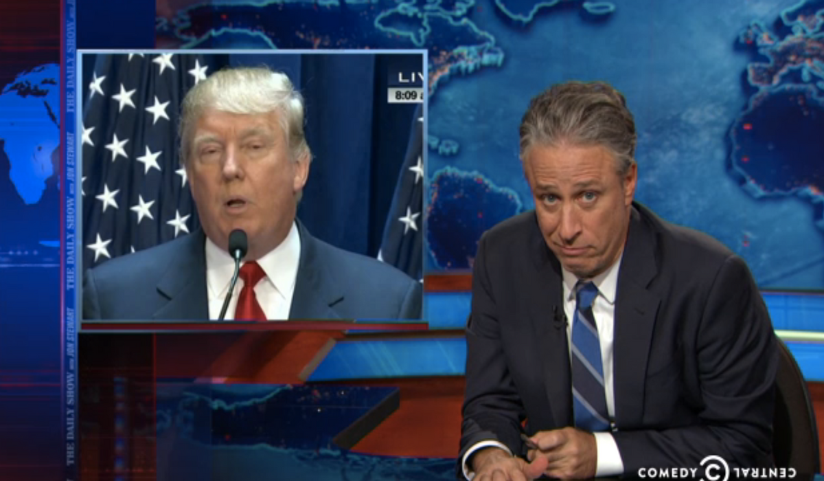  Donald Trump, Jon Stewart       (Comedy Central)