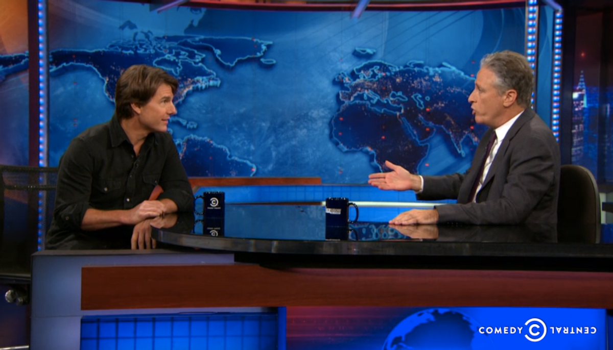 Tom Cruise, Jon Stewart     (Comedy Central)