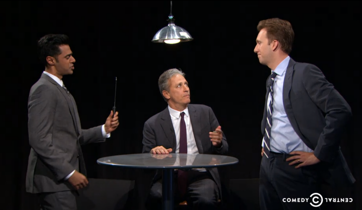 Hasan Minhaj, Jon Stewart, Jordan Klepper     (Comedy Central)