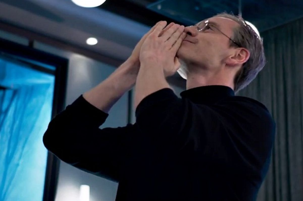 Michael Fassbender in "Steve Jobs"     (Universal)