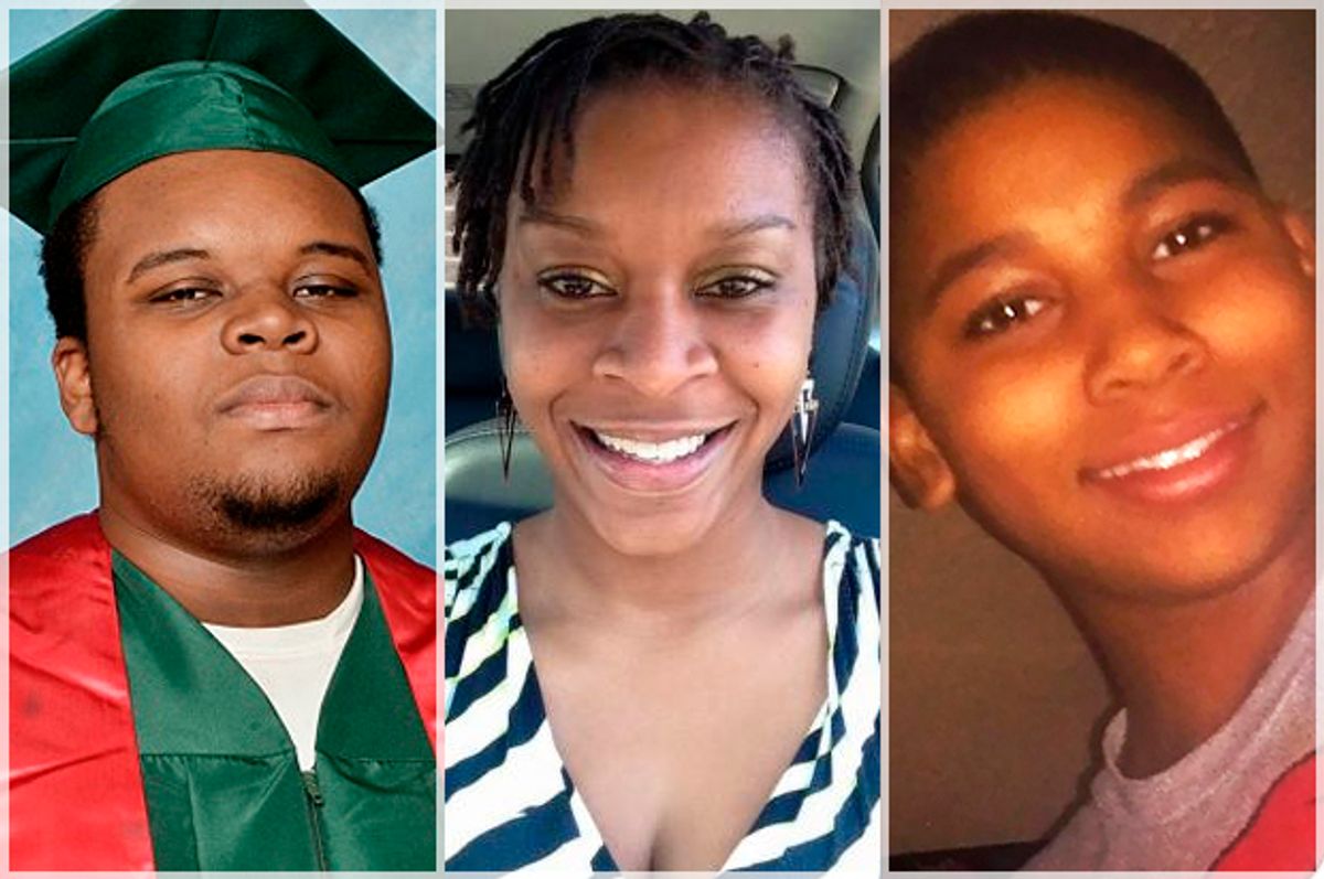 Michael Brown, Sandra Bland, Tamir Rice        