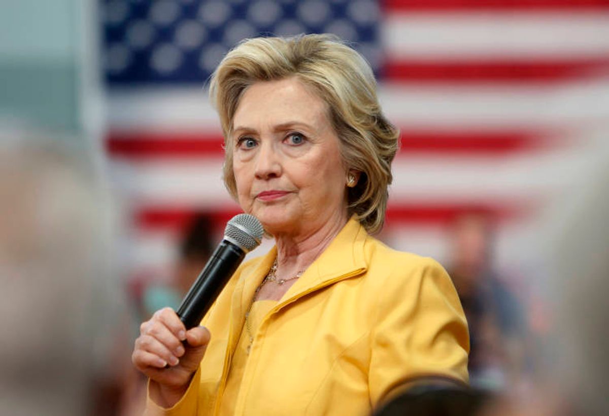 Hillary Clinton campaigns in New Hampshire  (AP/Jim Cole)