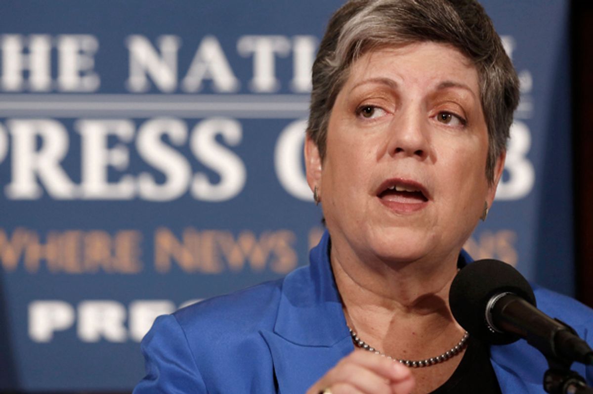 Janet Napolitano      (Reuters/Larry Downing)