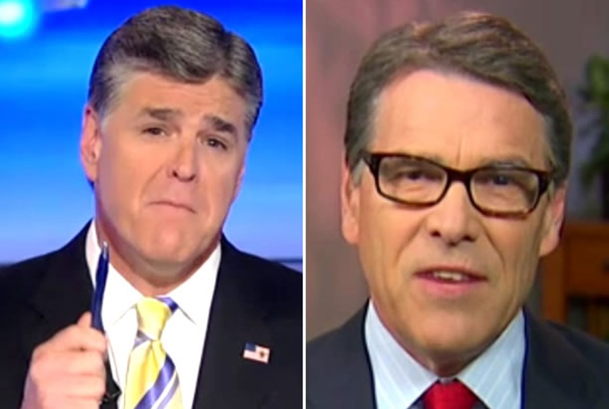  Sean Hannity, Rick Perry (Fox News)   