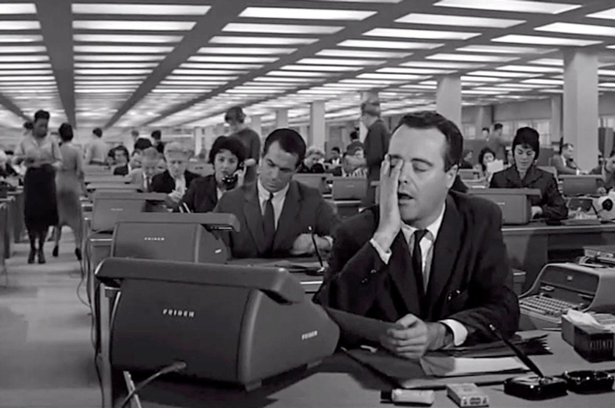 Jack Lemmon in "The Apartment"    (MGM)