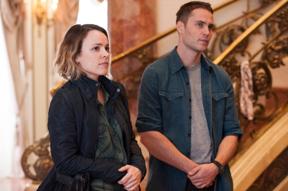 Rachel McAdams and Taylor Kitsch in  "True Detective"         (HBO/Lacey Terrell)