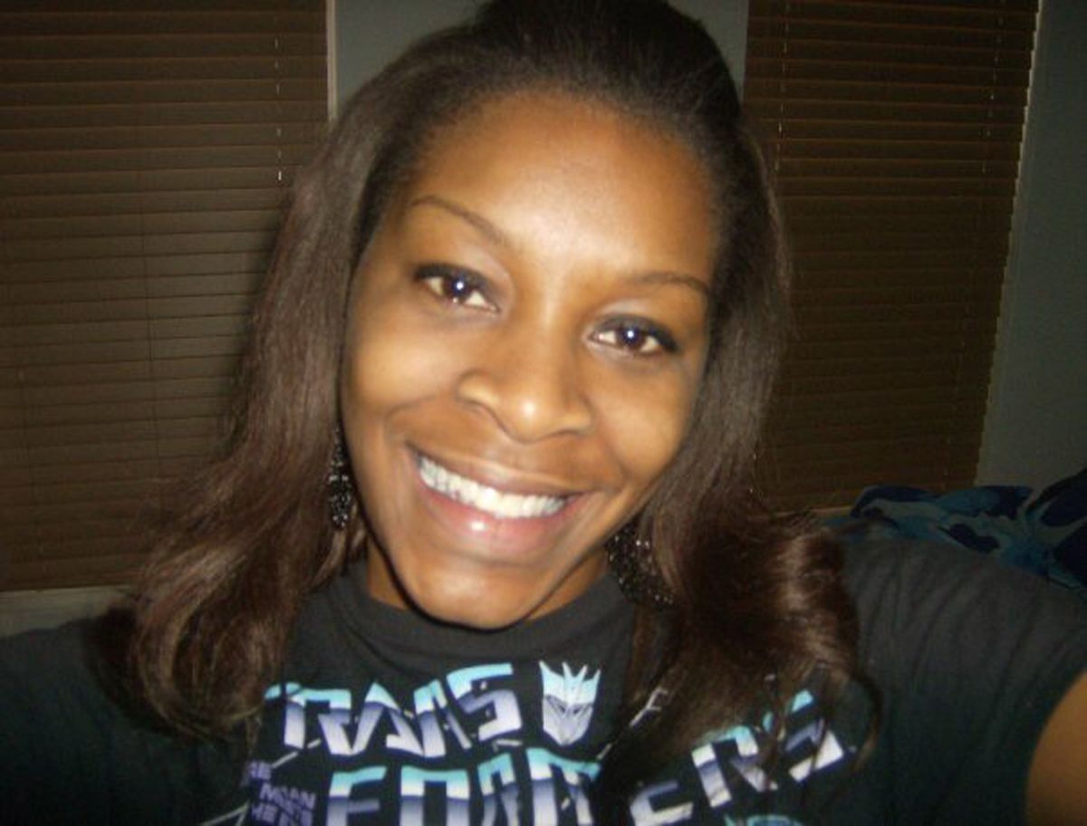 FILE - In this undated photo provided by the Bland family, Sandra Bland poses for a photo. Bland, a black 28-year-old from suburban Chicago, was found dead in jail on July 13, 2015. Texas authorities have said Bland hanged herself with a garbage bag, a finding that her family disputes. She was in custody after a traffic stop for failing to use a turn signal escalated into a physical confrontation with a white state trooper. (Courtesy of Bland family, File) (AP)