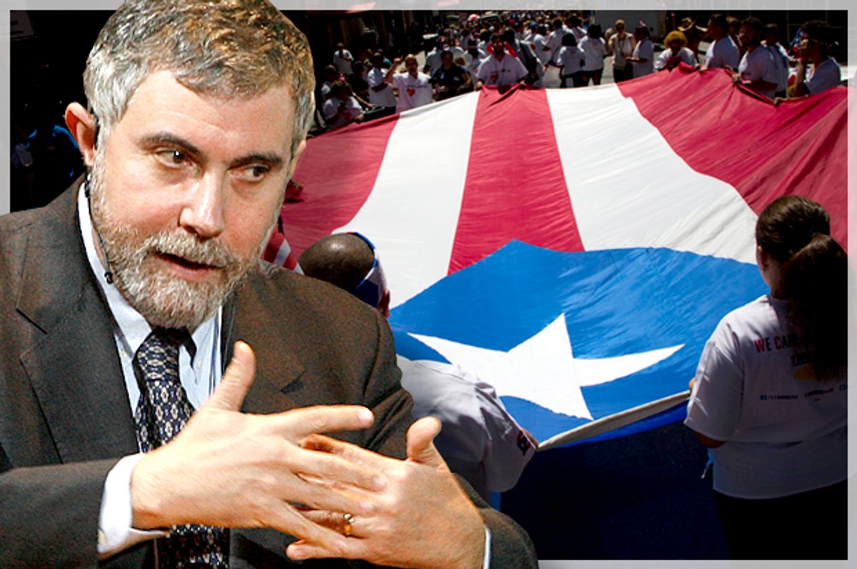 Paul Krugman   (Reuters/Bob Strong/Andrew Kelly/Photo montage by Salon)
