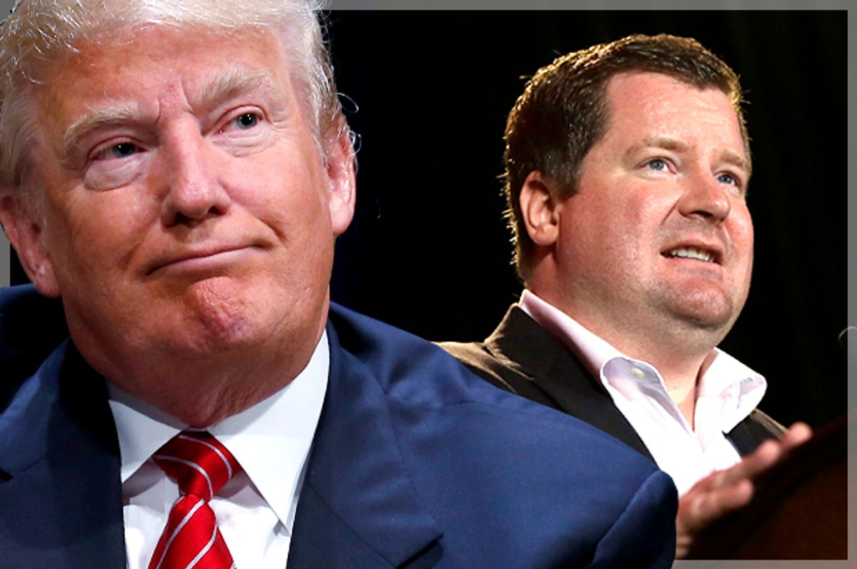Donald Trump, Erick Erickson (AP/Reuters/Jim Young/Tony Gutierrez/Photo montage by Salon)