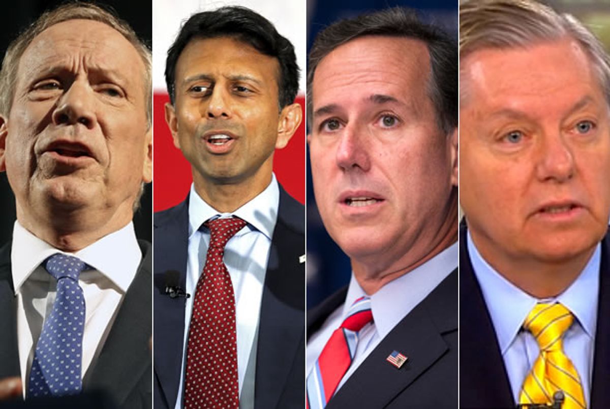 The Gop Undercard Debate Begins With Whimpering About Some Bangs: First 