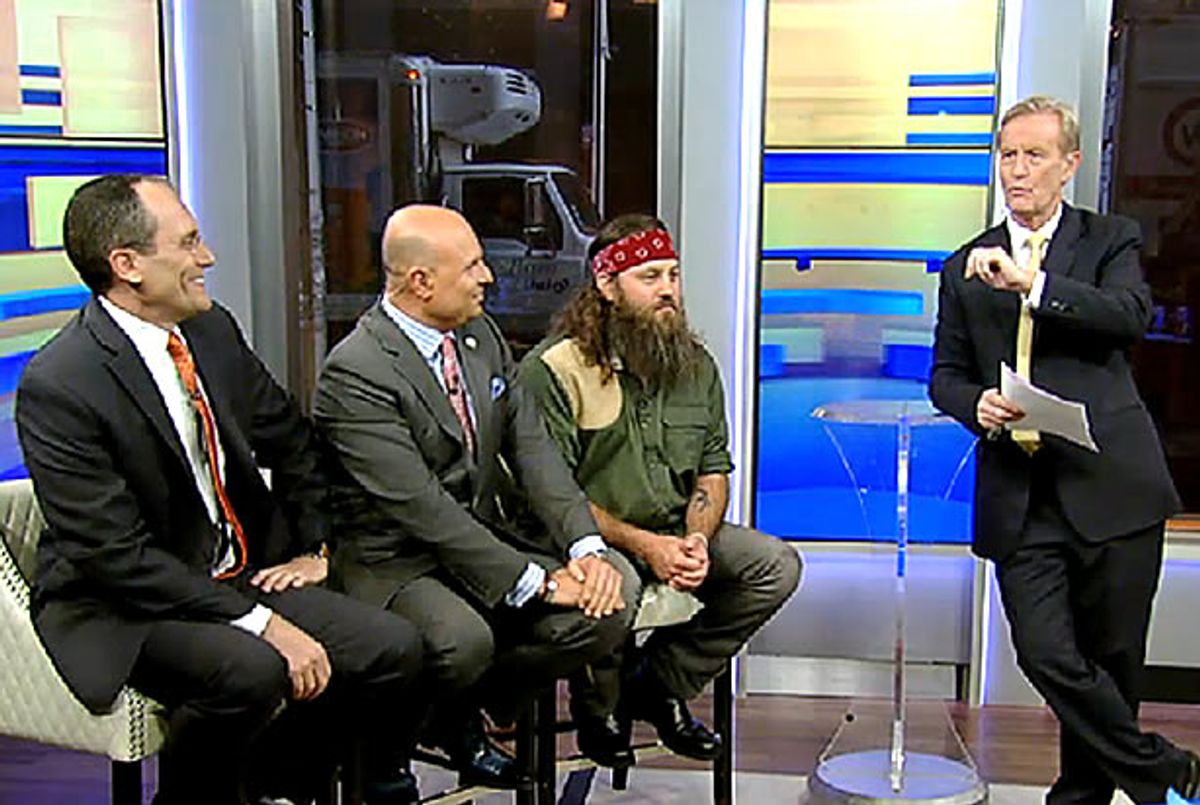 Andrew Sansone, Arthur Aidala, Willie Robertson, Steve Doocy (Credit: Fox News)