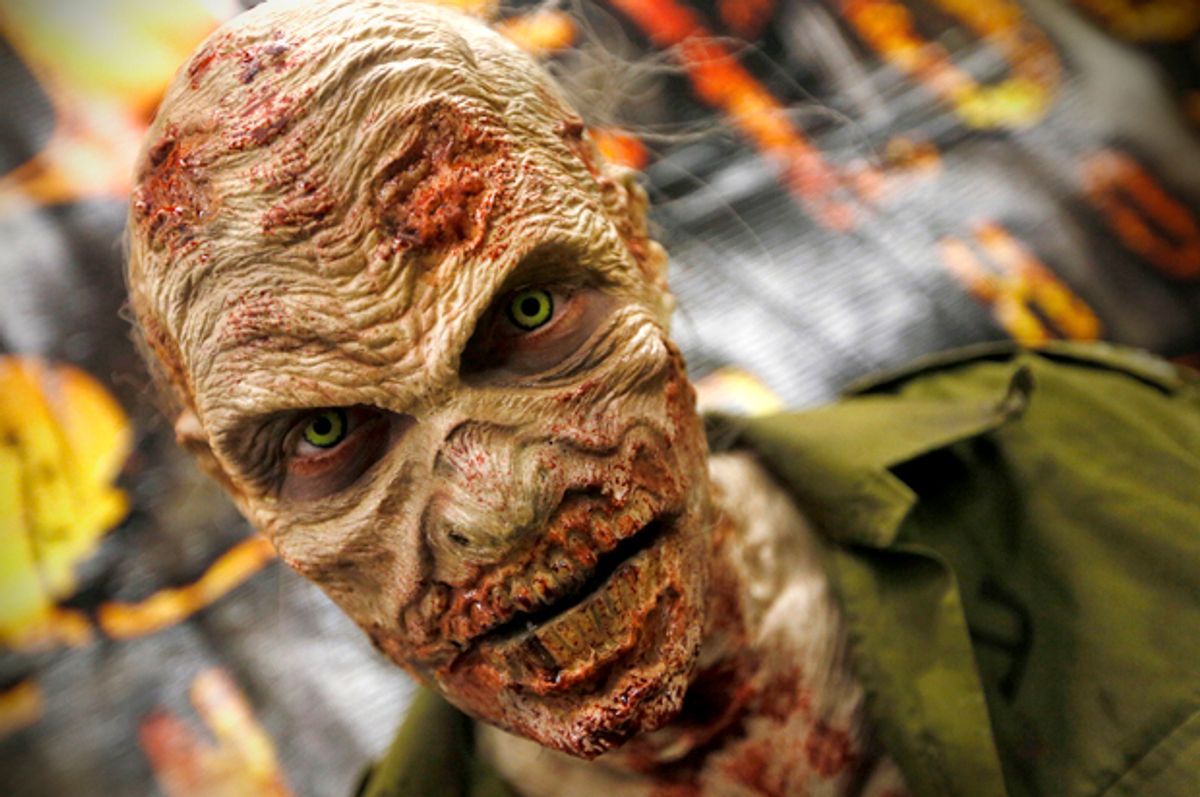 If the zombie apocalypse happens, scientists say you should head for the  hills, The Independent