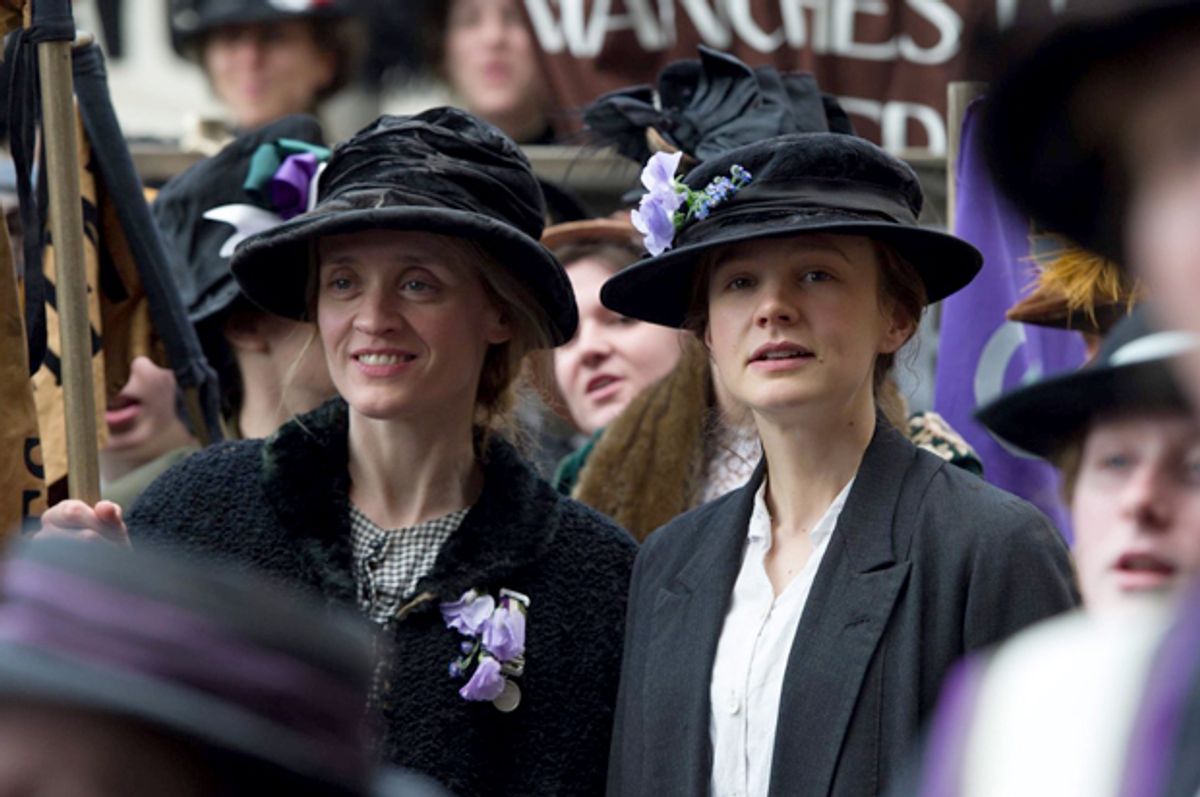 Anne-Marie Duff and Carey Mulligan in "Suffragette"   (Focus Features)
