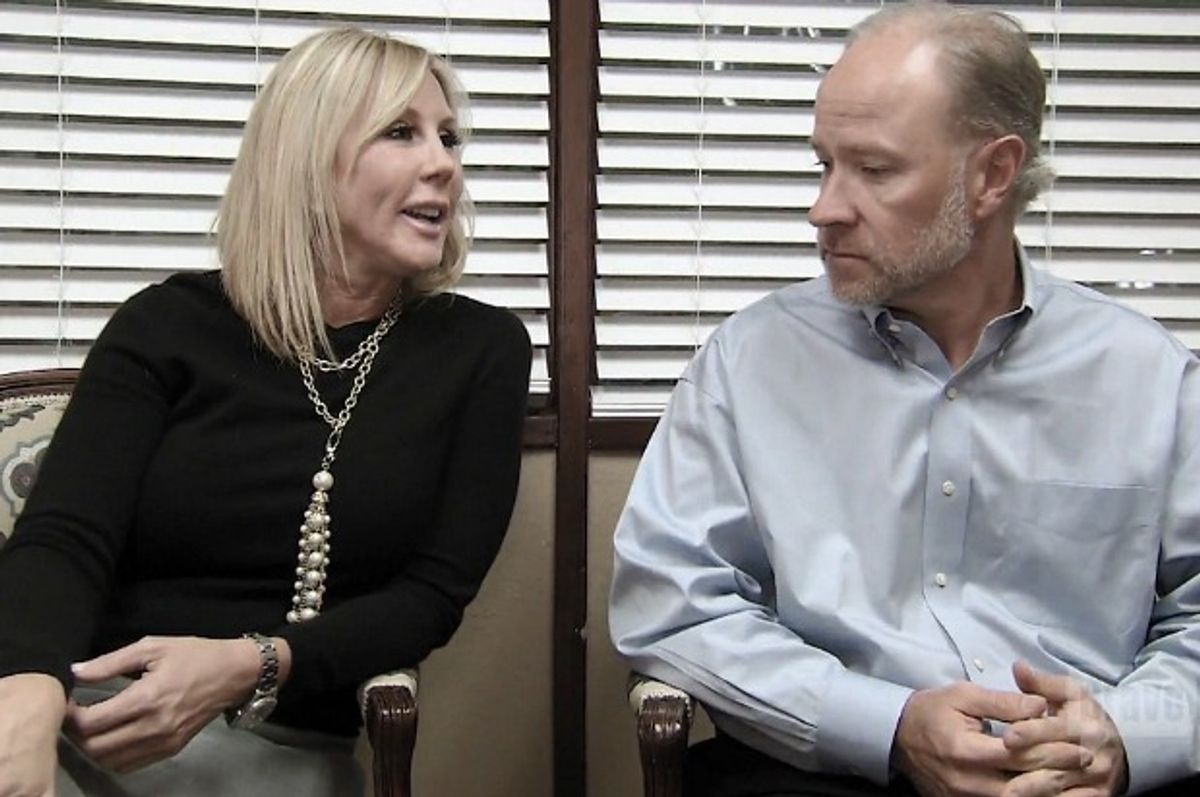 Vicki Gunvalson and Brooks Ayers, "Real Housewives of Orange County" (Bravo)