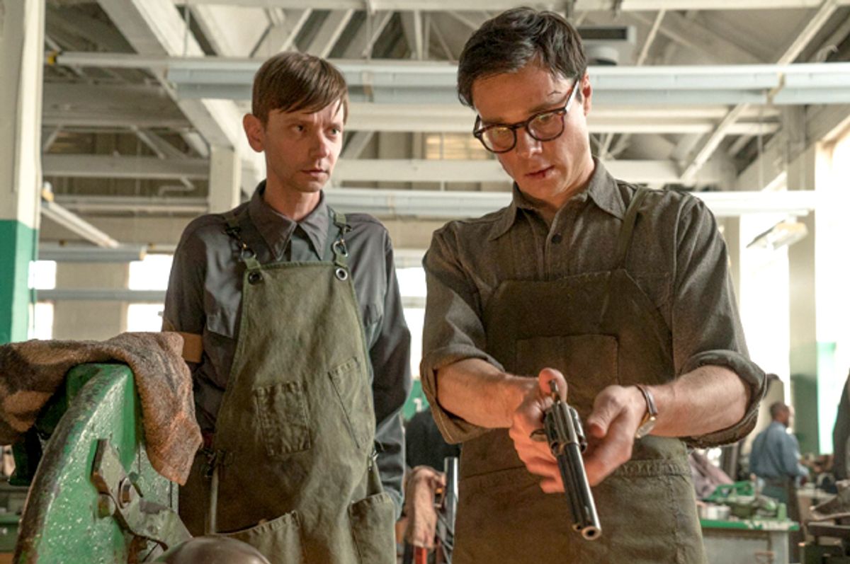 DJ Qualls and Rupert Evans in "The Man in the High Castle"   (Amazon Studios)