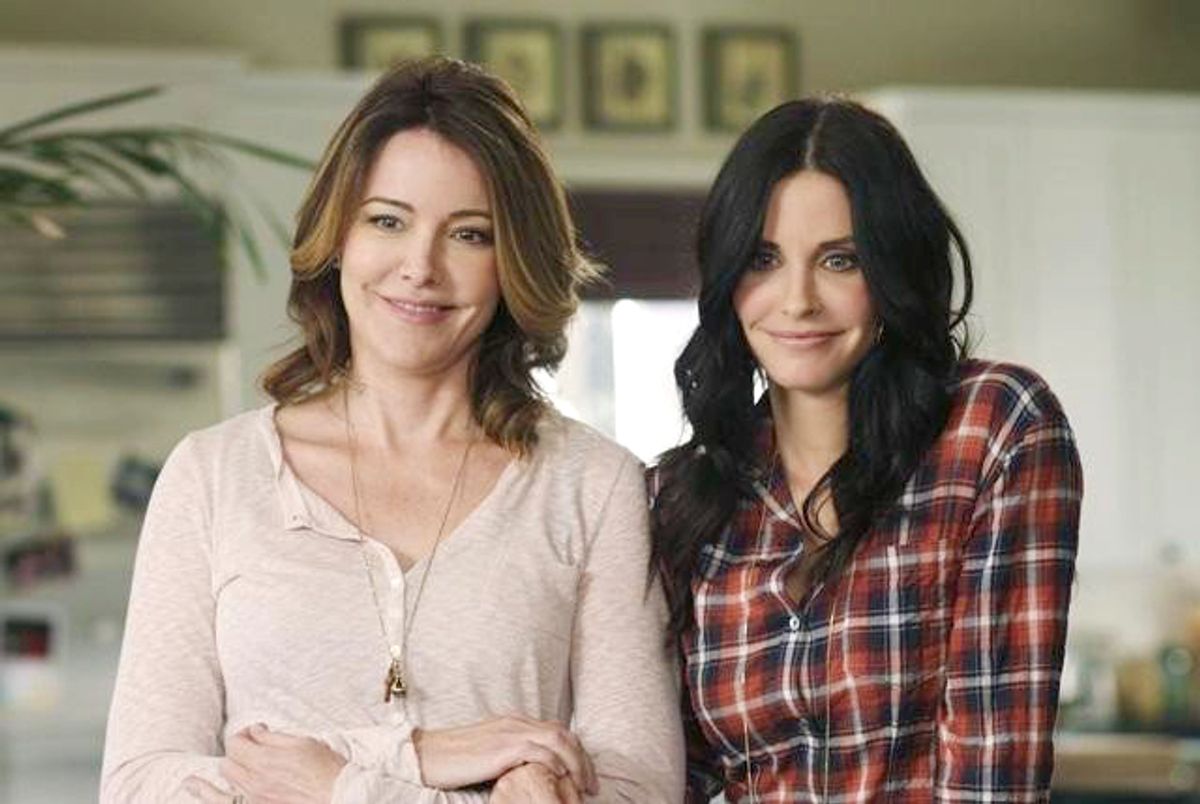 Christa Miller and Courtney Cox in "Cougar Town"   (ABC)