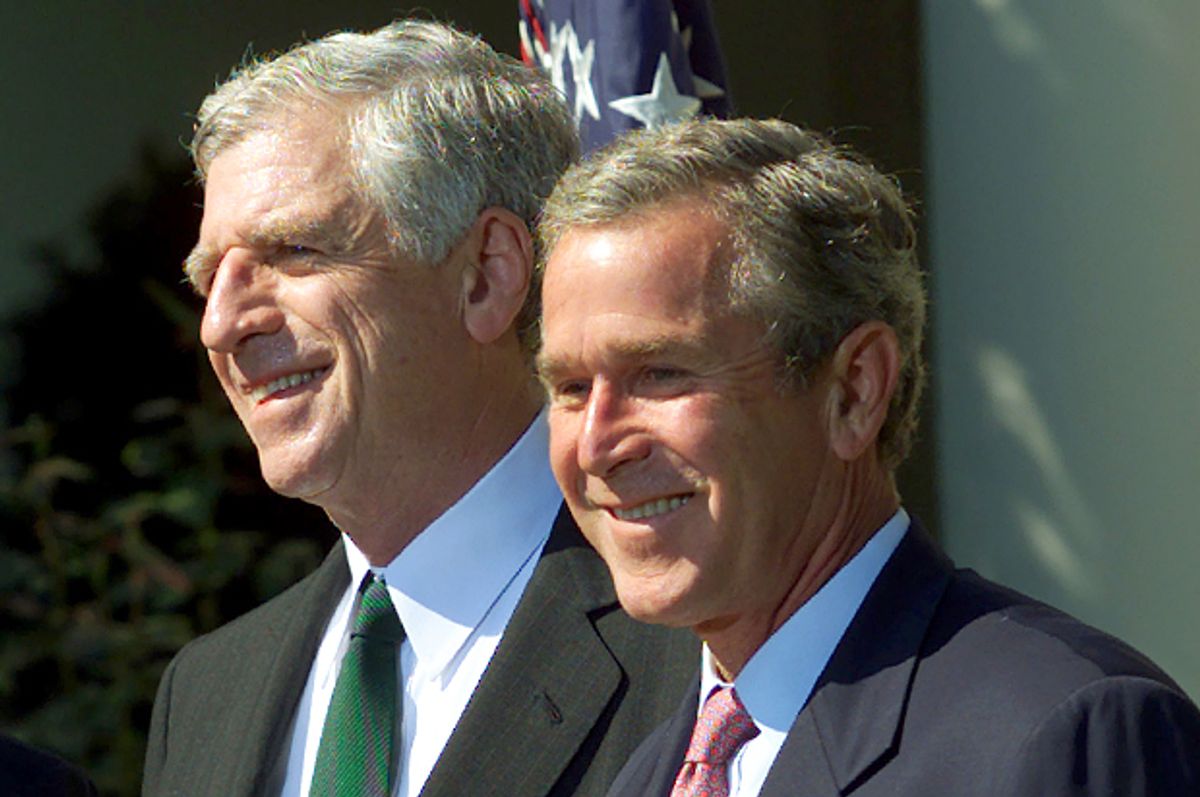 John Danforth, George W. Bush   (Reuters/William Philpott)