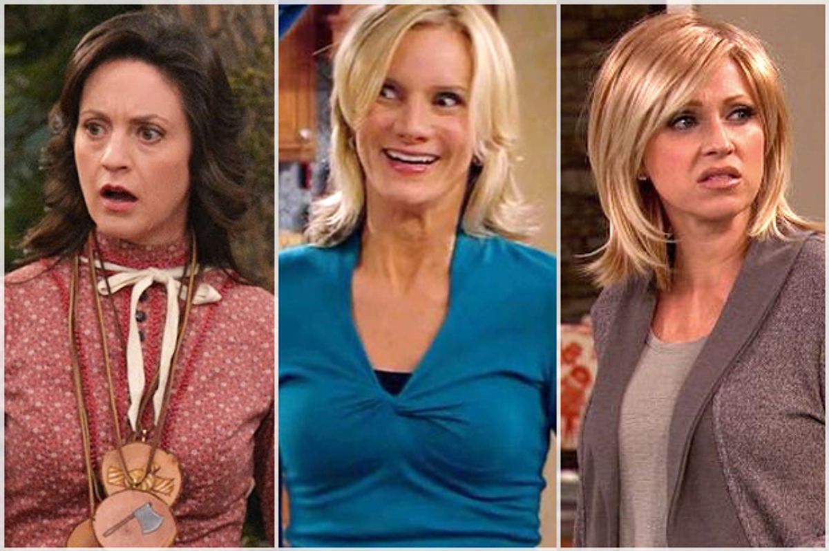 Kali Rocha in "Liv & Maddie," Beth Littleford in "Dog With a Blog," Leigh-Allyn Baker in "Good Luck Charlie"   (Disney Channel)