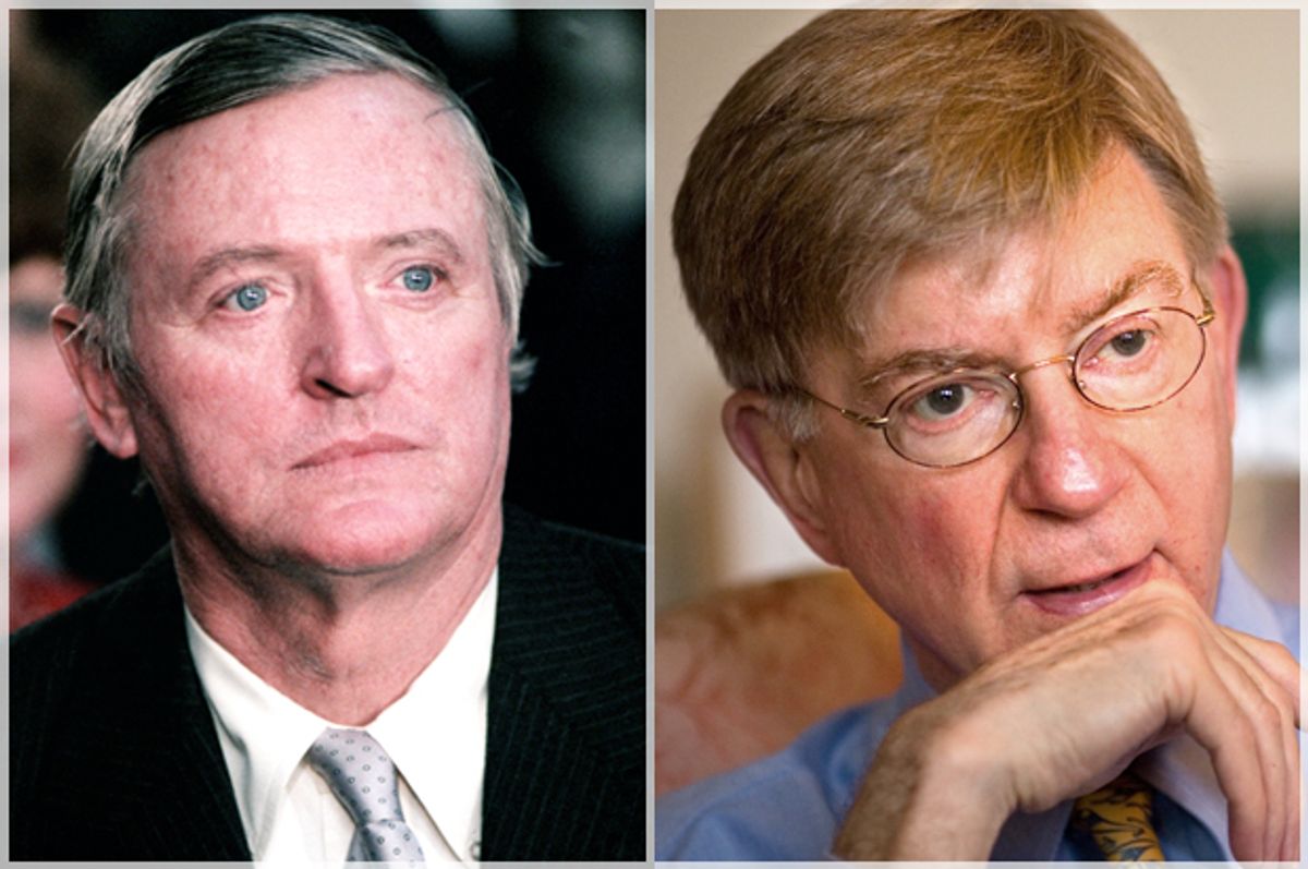 William F. Buckley, Jr., George Will   (Wikimedia/AP/J. Scott Applewhite)