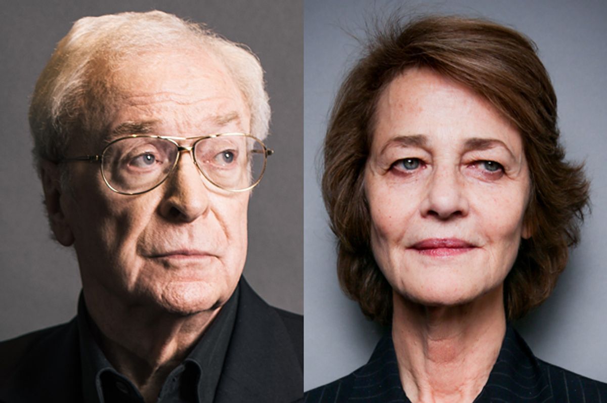 Michael Caine, Charlotte Rampling   (AP/Casey Curry/Rich Fury)