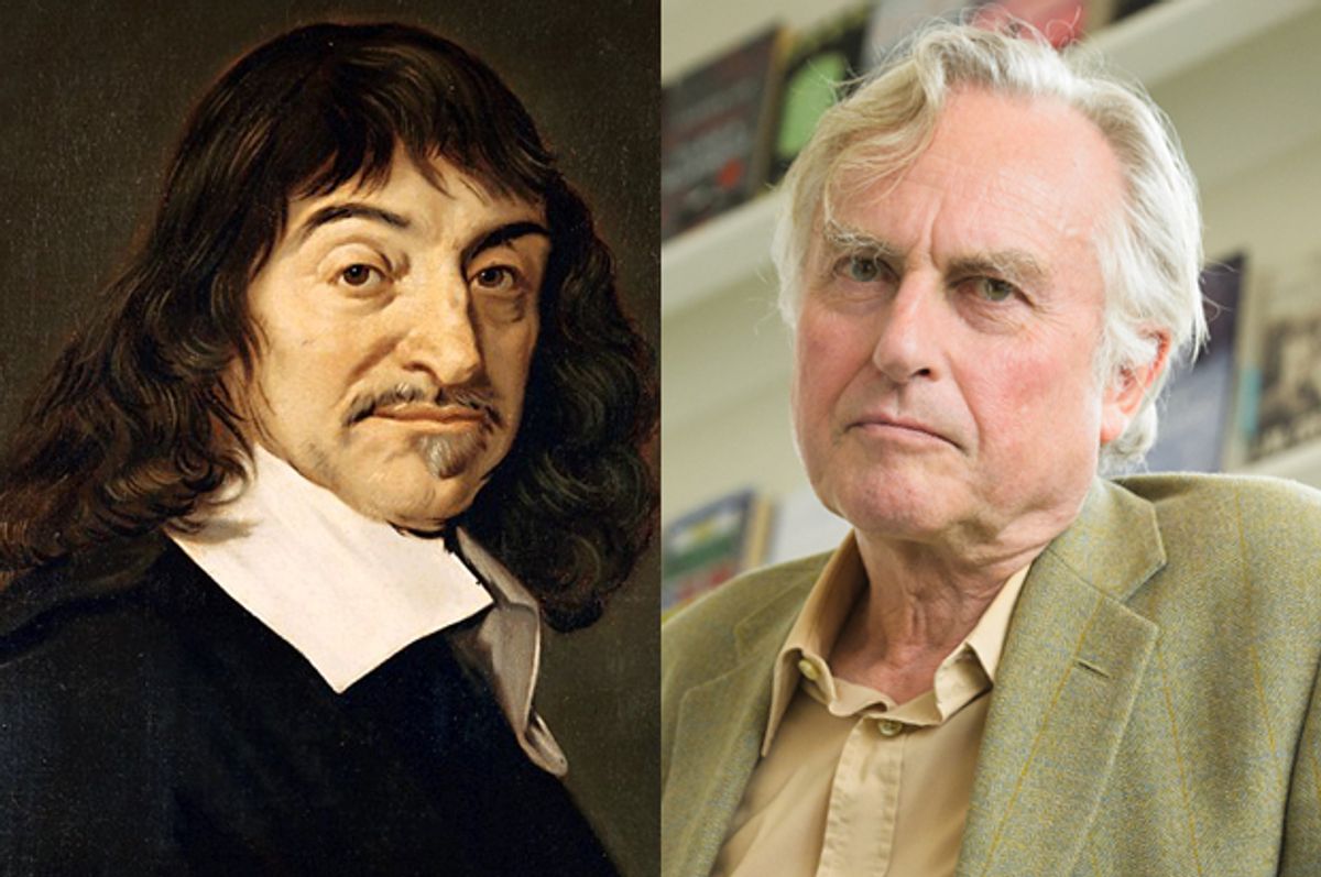 René Descartes, Richard Dawkins   (Wikimedia/AP/Fiona Hanson)