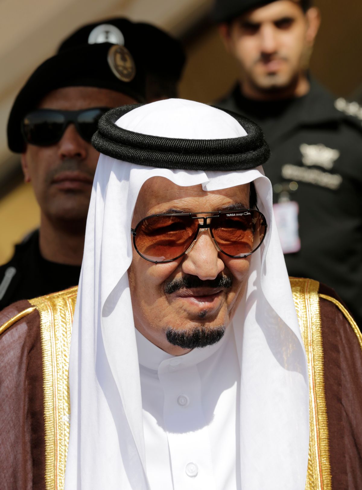 FILE -- In this Nov. 10, 2015 file photo, King Salman of Saudi Arabia waits to receive leaders during their arrival to participate in a summit of Arab and South American leaders in Riyadh, Saudi Arabia. Within hours of ascending to the Saudi throne, King Salman announced sweeping changes that would recast the kingdoms line of succession, and rework its security and economic decision-making processes. It marked the start of what would be a tumultuous year for King Salman, who completes one year as monarch on Saturday, Jan. 23, 2016. () (AP Photo/Hasan Jamali, File)