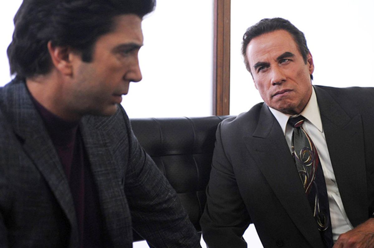 David Schwimmer and John Travolta in "The People v. O.J. Simpson: American Crime Story"   (FX)