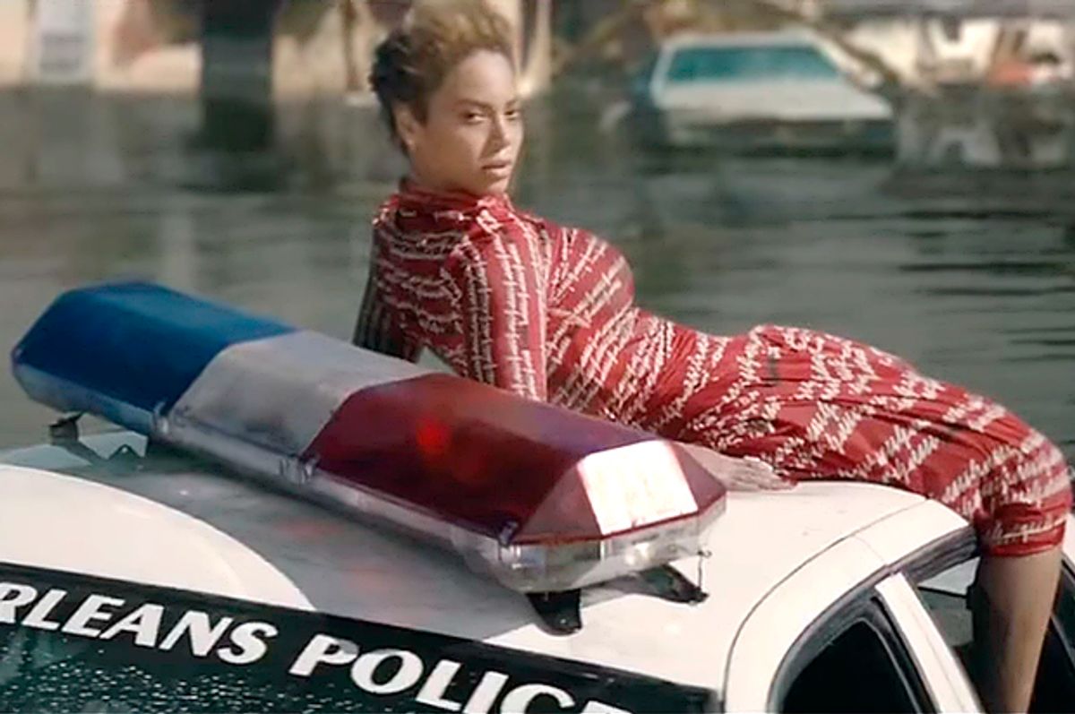 Beyoncé in the "Formation" video